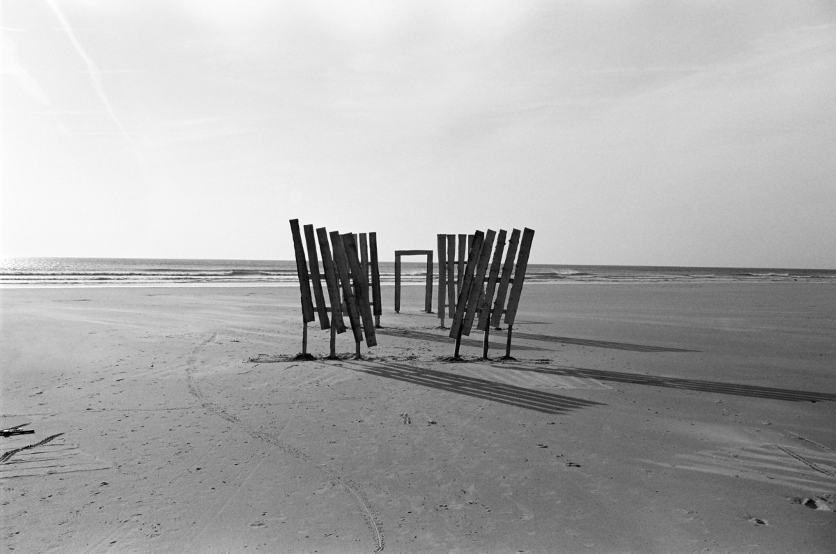 Installation plage Cotentin 